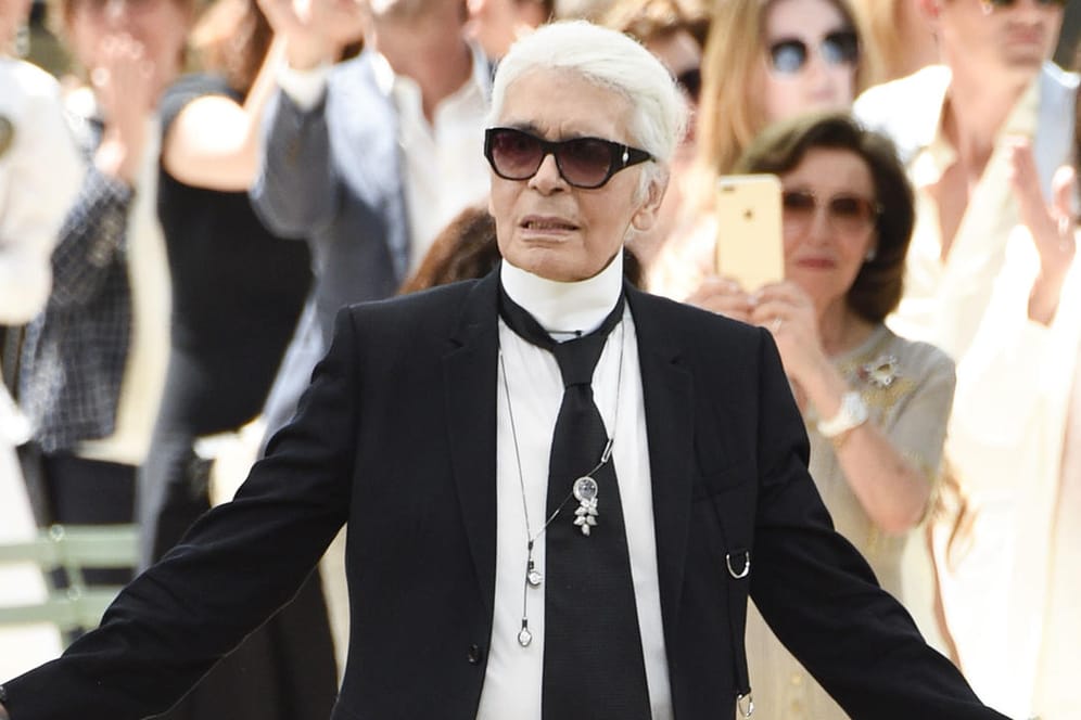 Karl Lagerfeld sorgte im französischen Fernsehen für Aufregung.