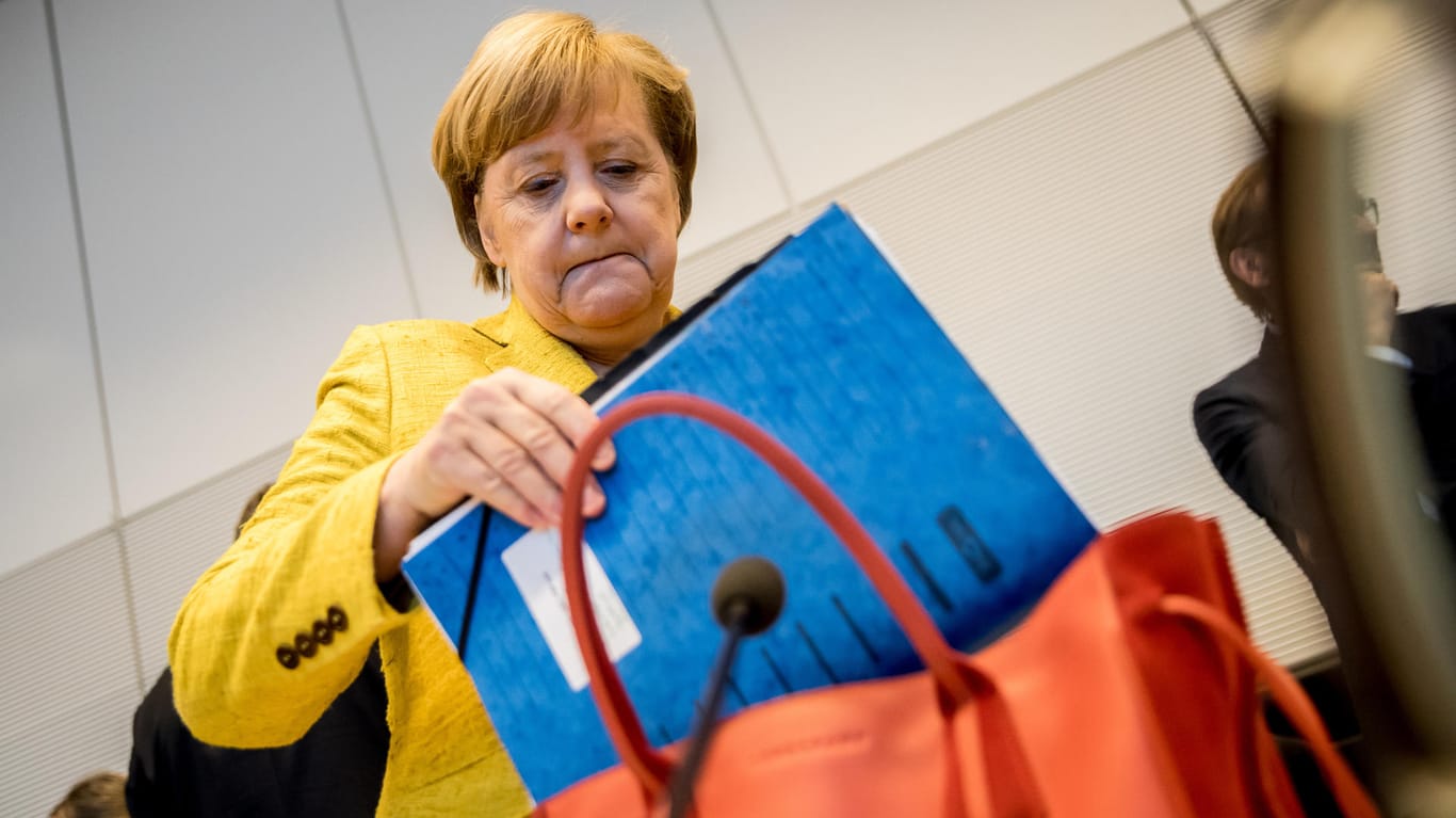 Merkel im Bundestag: In Runde 3 ist die Zeit für Kompromisse.