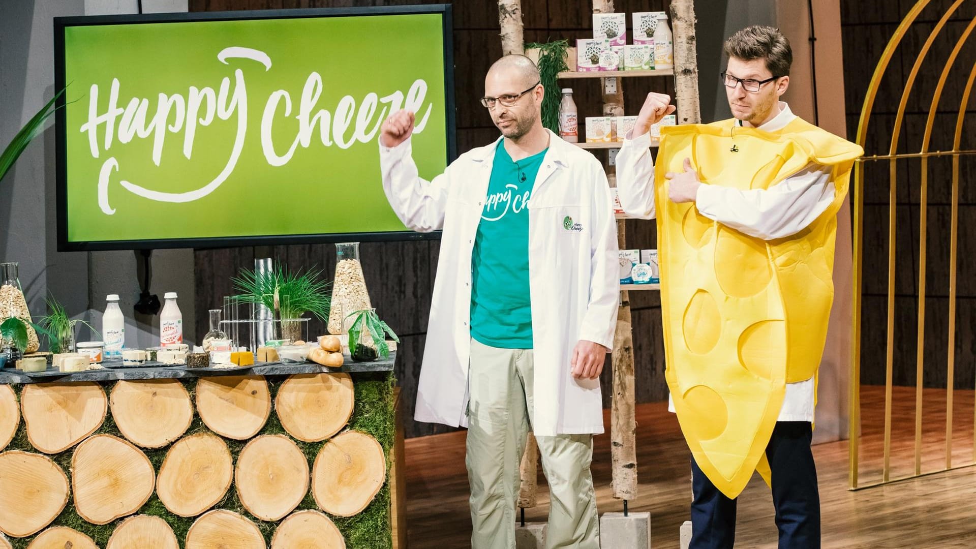 Dr. Mudar Mannah und Rocky Wüst: Die Erfinder von Happy Cheeze suchen nach einer Finanzspritze.