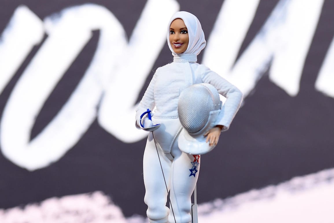 Die neue Barbie-Puppe ist der muslimischen Fechterin Ibtihaj Muhammad nachempfunden.