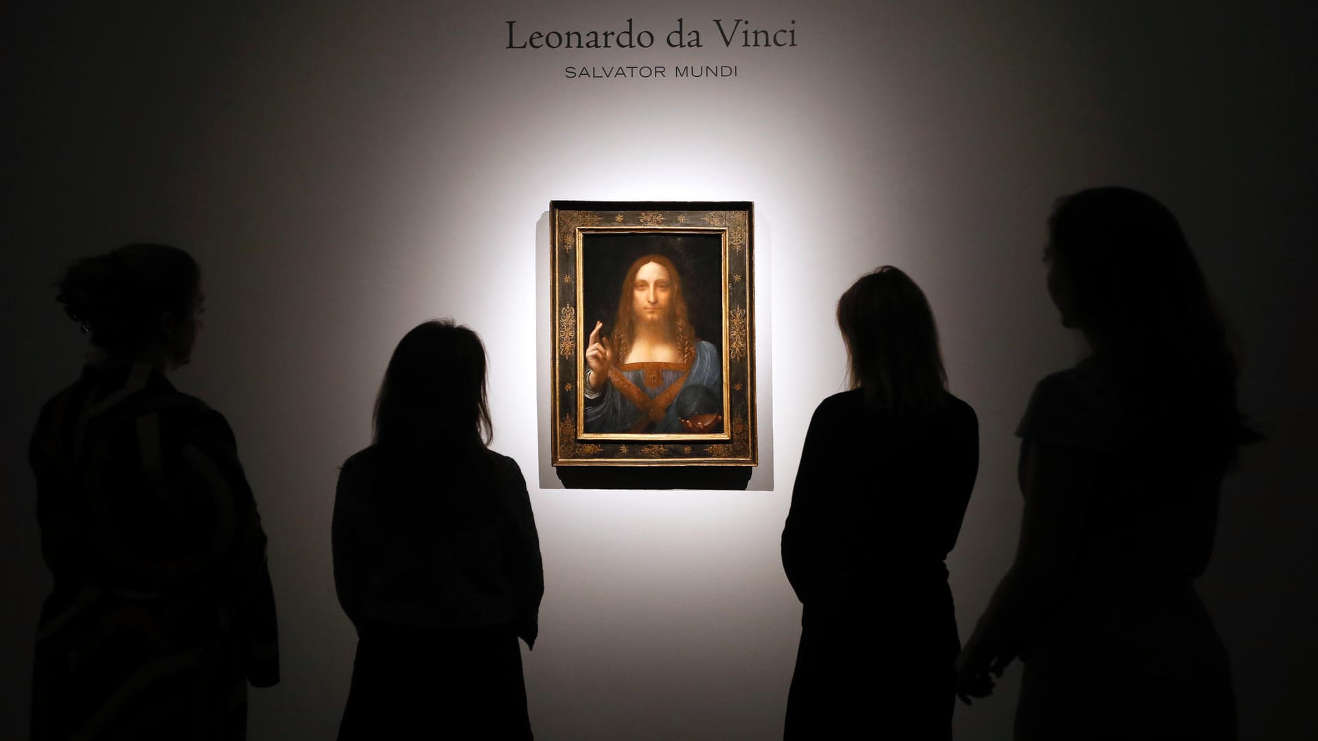 Leonardo da Vincis "Salvator Mundi": Das Gemälde des italienischen Künstlers wurde bei Christies für eine Rekordsumme versteigert. Leonardo da Vincis "Salvator Mundi": Das Gemälde des italienischen Künstlers wurde bei Christies für eine Rekordsumme versteigert.