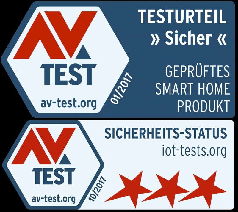 Das AV-Test-Siegel