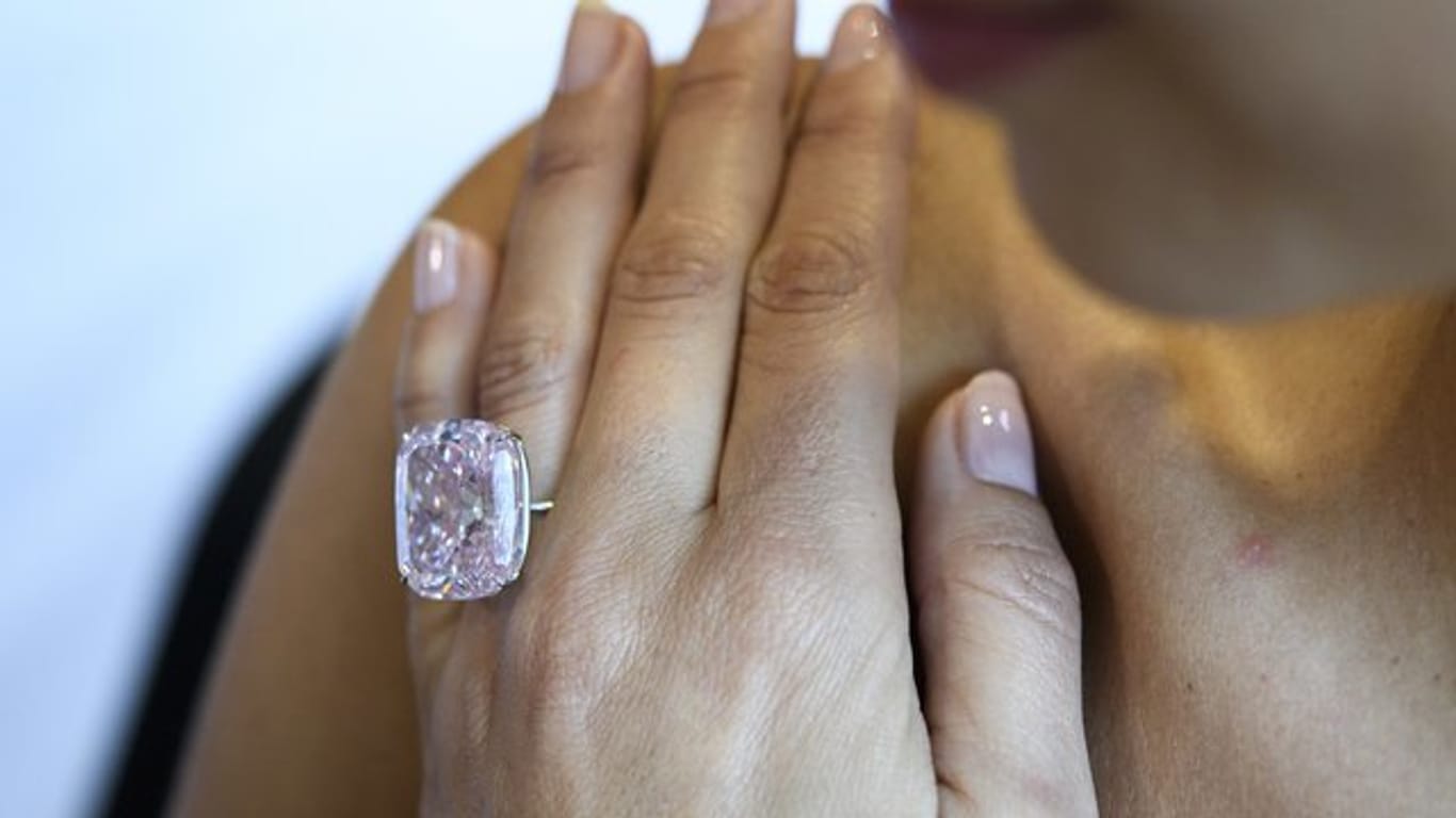 Millionenschwer: der "Raj Pink"-Diamant.