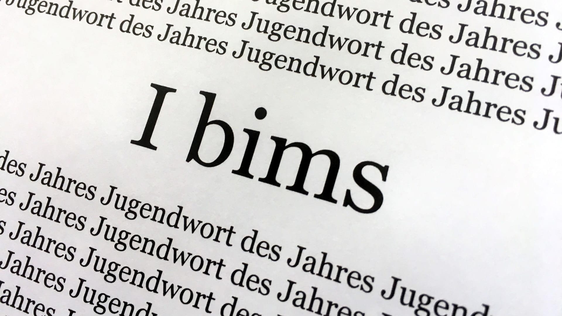 "I bims" ist "Jugendwort des Jahres"