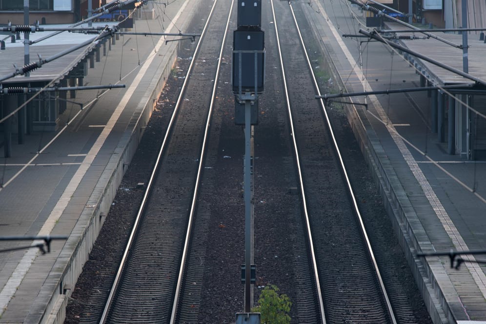 Leerer Bahnsteig (Symbolfoto).