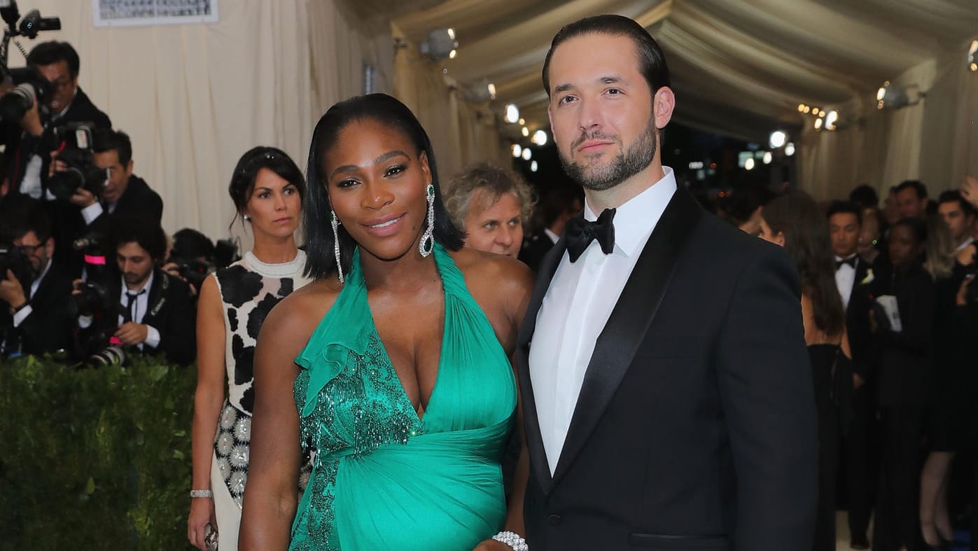 Serena Williams und Alexis Ohanian: Die beiden sind frisch vermählt.