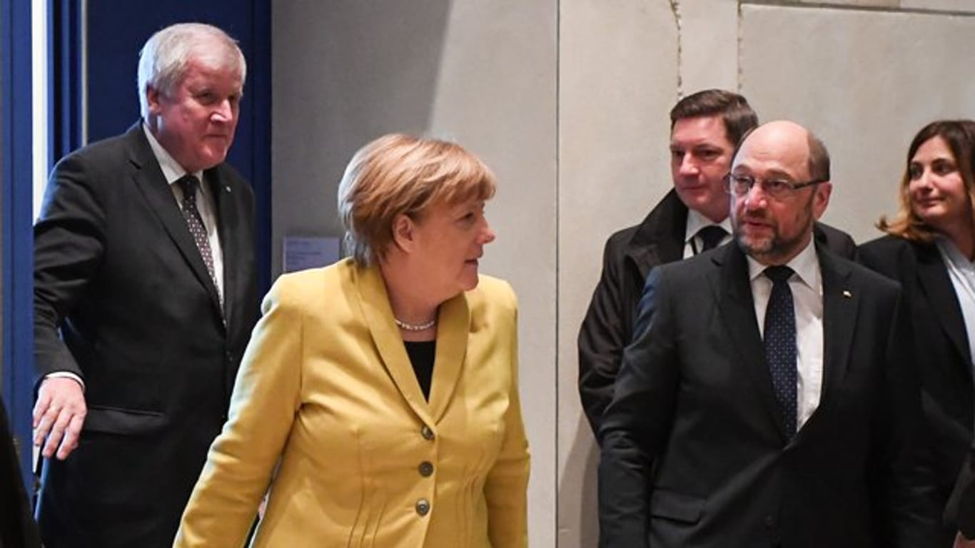 Aus ihnen wird kein Regierungsgespann: Angela Merkel und SPD-Chef Martin Schulz.