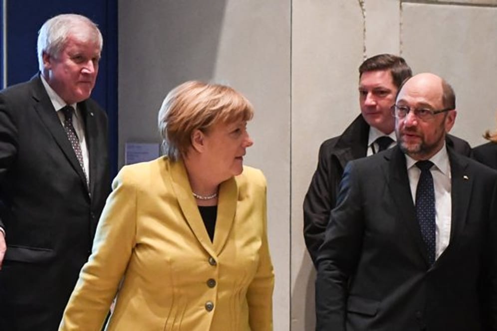 Aus ihnen wird kein Regierungsgespann: Angela Merkel und SPD-Chef Martin Schulz.
