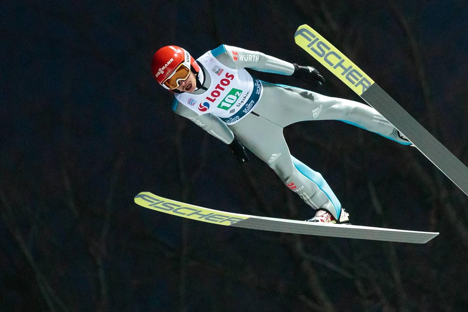 Richard Freitag verpasste das Podest in Wisla.