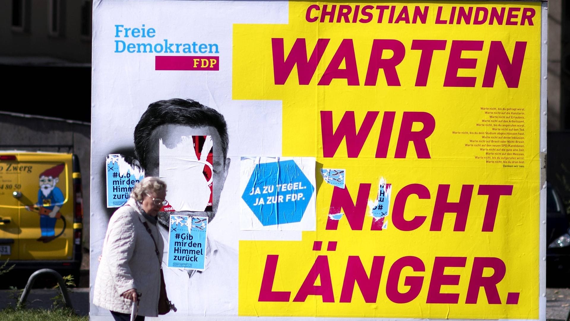 Ein Wahlplakat der FDP in Berlin: Um ihre Grundsätze nicht zu verraten, hat die Partei die Jamaika-Gespräche abgebrochen. Ein Wahlplakat der FDP in Berlin: Um ihre Grundsätze nicht zu verraten, hat die Partei die Jamaika-Gespräche abgebrochen.