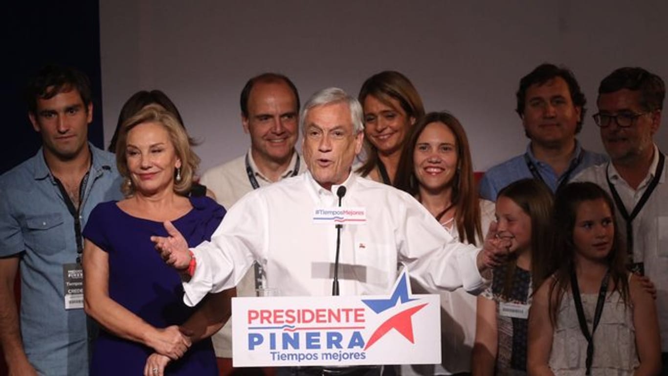 Hat die Präsidentenwahl in Chile nach ersten Hochrechnungen klar gewonnen: der konservative Unternehmer Sebastián Piñera.
