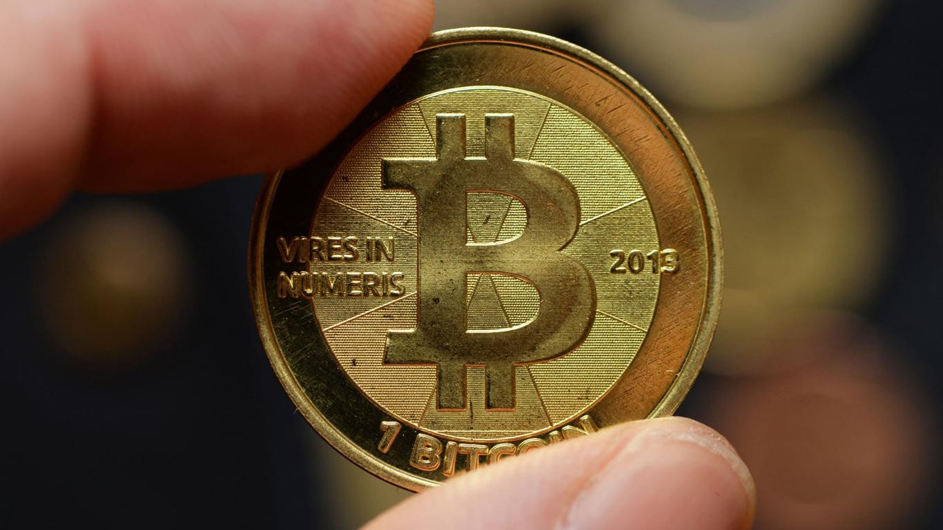 Ein-Bitcoin-Münze: Der Kurs wird nur durch Angebot und Nachfrage bestimmt.