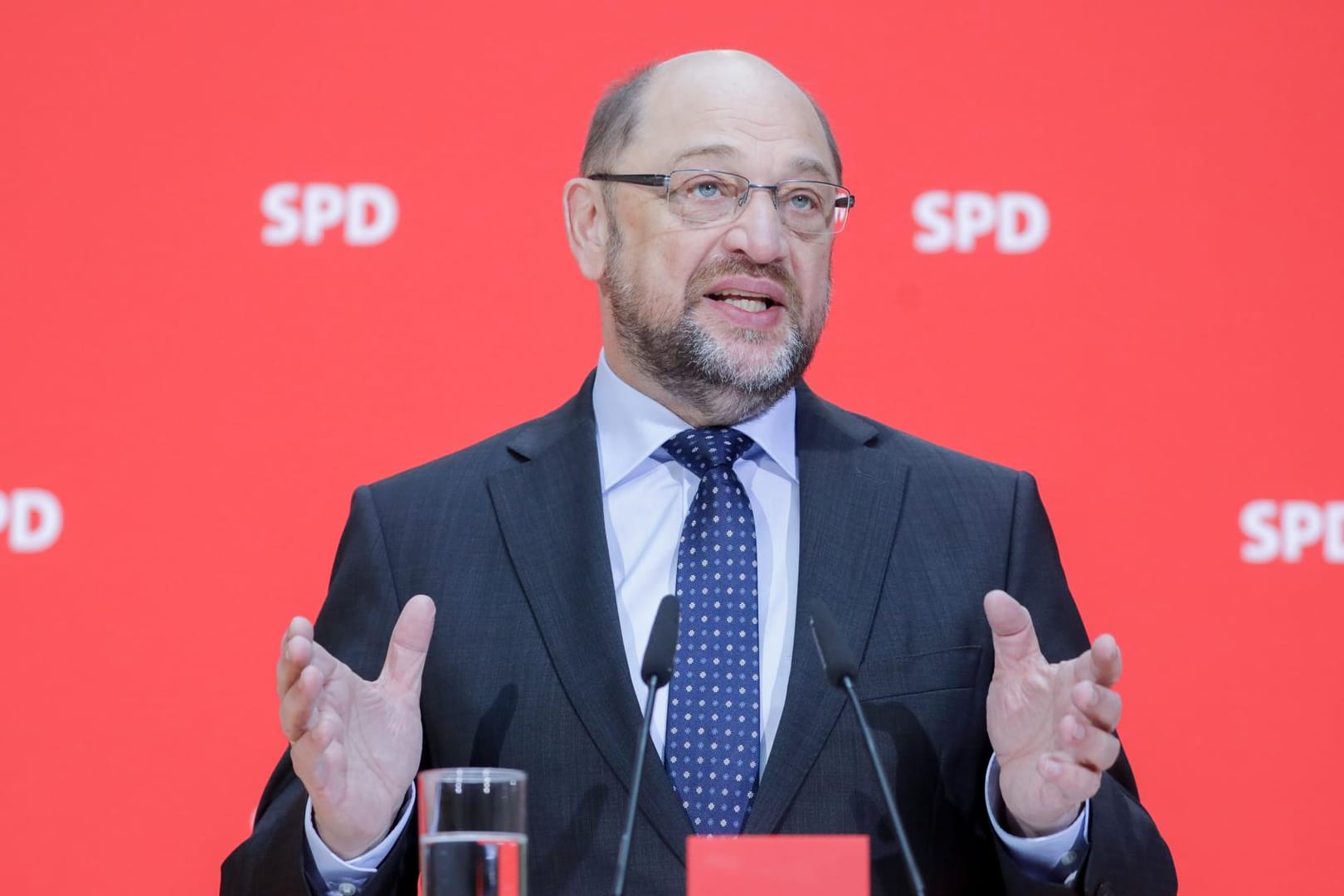 SPD-Chef Martin Schulz: Seine Partei hat sich für Neuwahlen ausgesprochen.