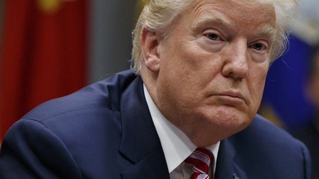 US-Präsident Donald Trump im Weißen Haus in Washington.