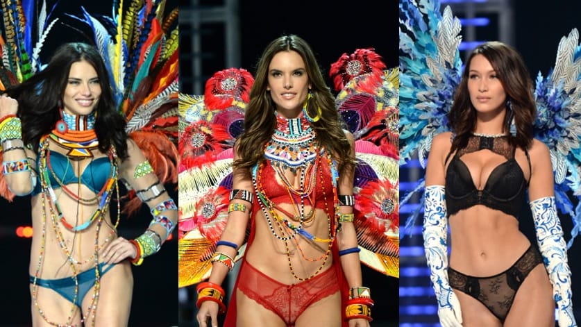 Adriana Lima, Alessandra Ambrosio und Bella Hadid auf der Victoria's Secret Fashion Show in Shanghai.