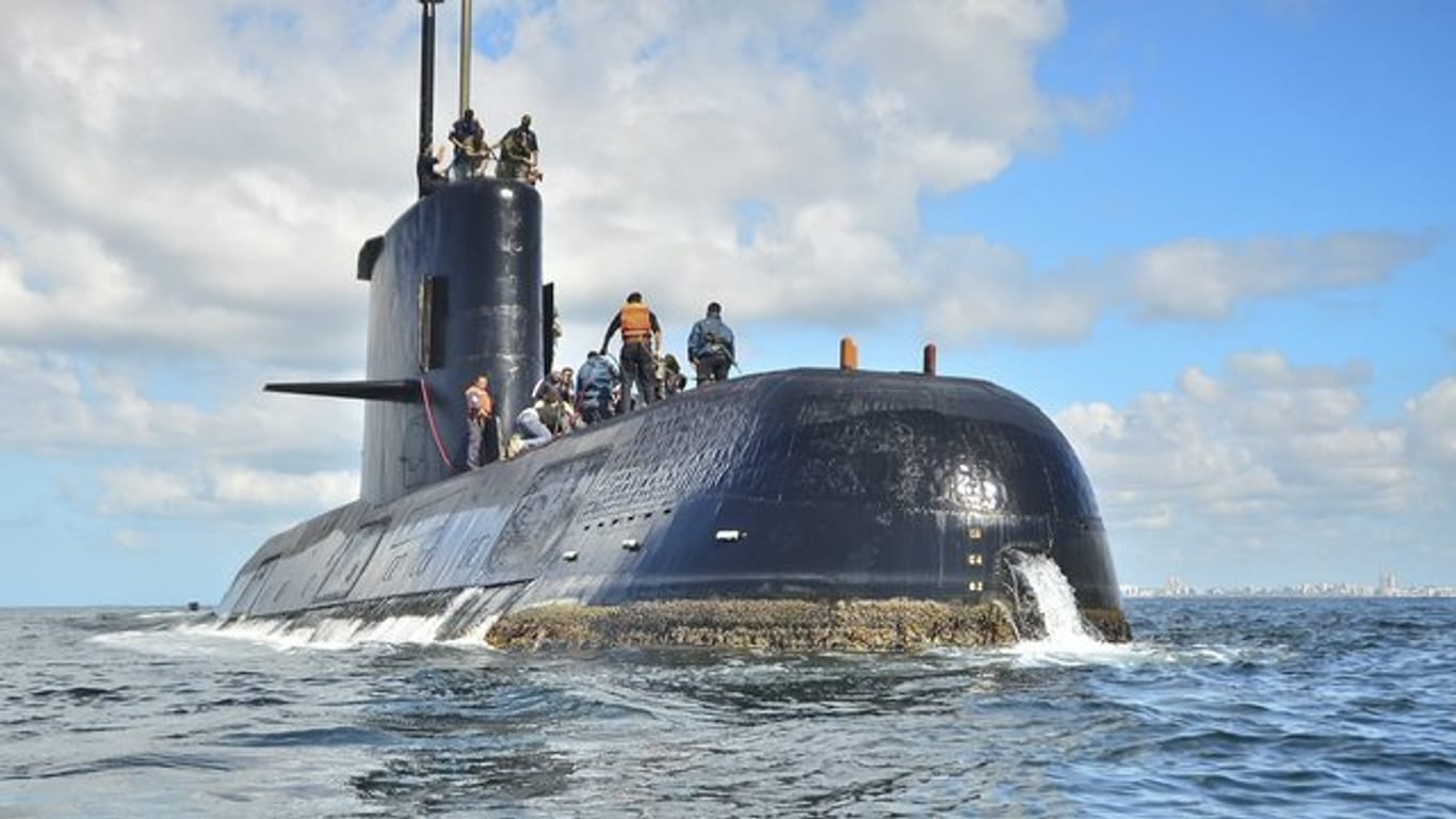 Undatiertes Foto des argentinischen U-Boots ARA San Juan.