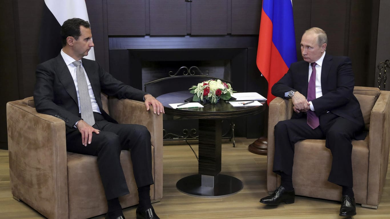 Verfolgen in Syrien gemeinsame Interessen: Machthaber Baschar al-Assad und Kreml-Chef Wladimir Putin.