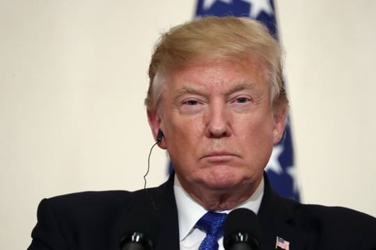 Hat die erneute Eintragung Nordkoreas in die US-Terrorliste angekündigt: US-Präsident Donald Trump.