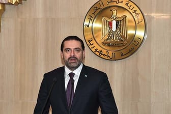 Libanons Ministerpräsident Saad Hariri in Kairo.