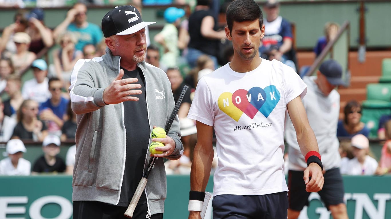 Erfolgreiches Duo: Becker betreute Djokovic von 2013 bis 2016.