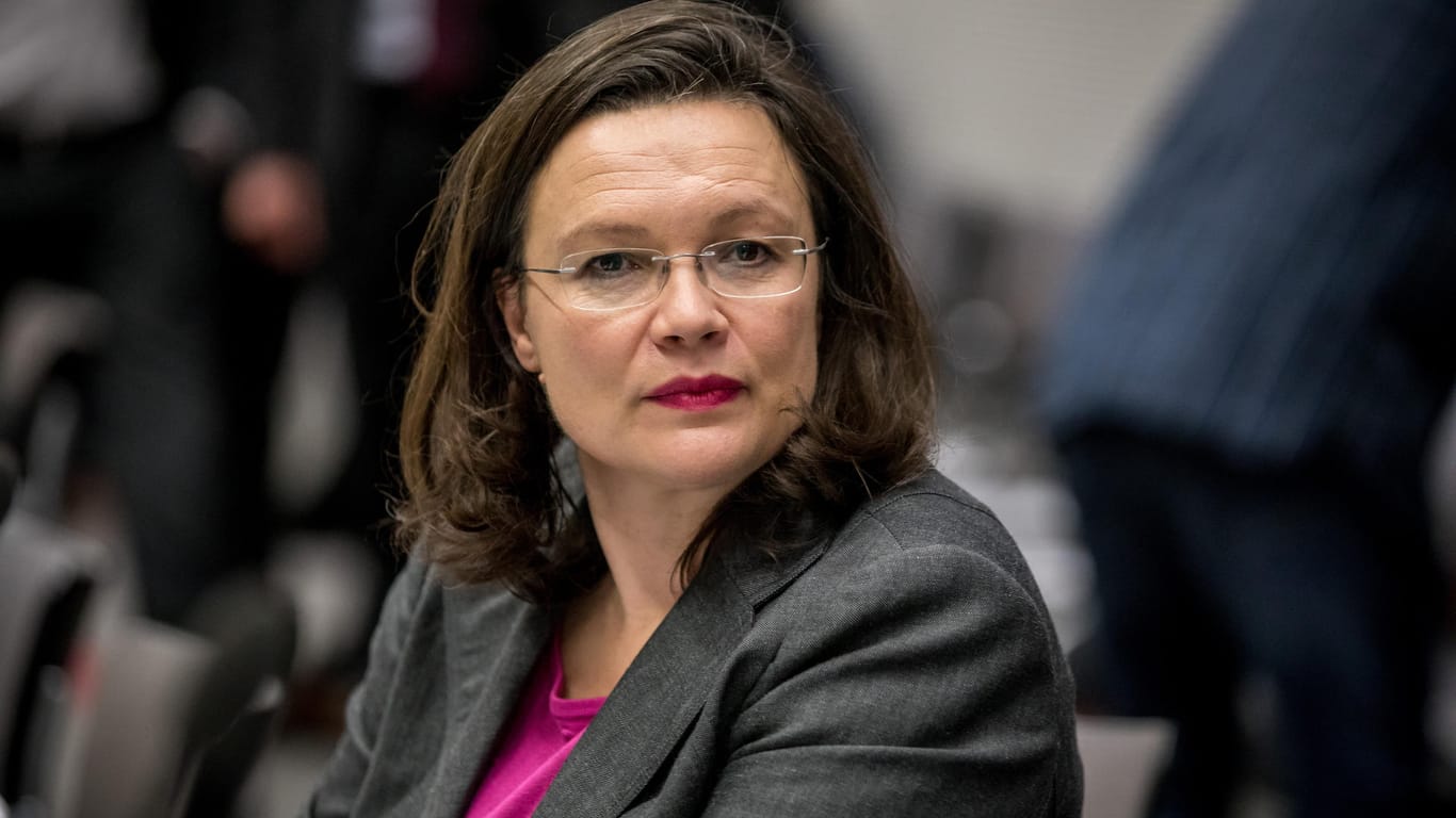 SPD-Fraktionschefin Andrea Nahles könnte sich um die Spitzenkandidatur bewerben.