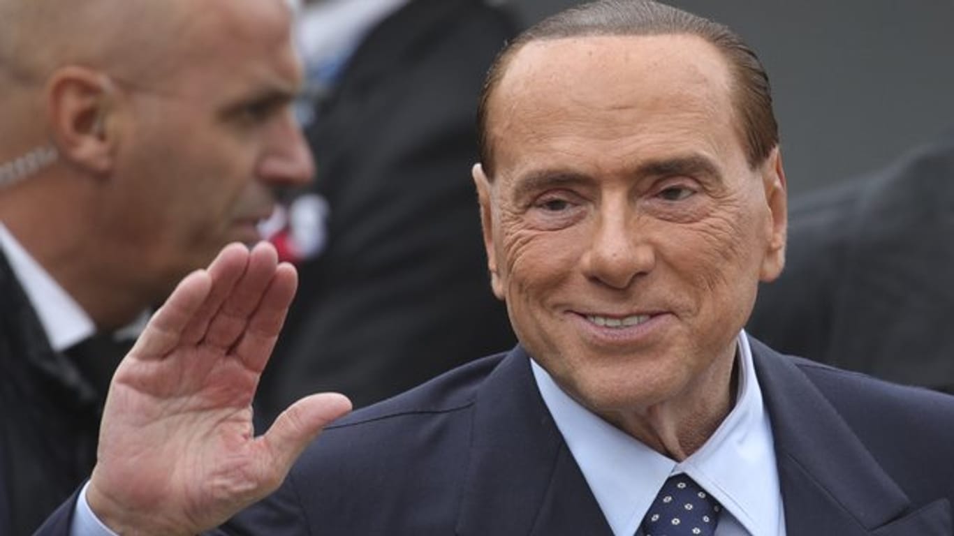 Italiens Ex-Ministerpräsident Silvio Berlusconi in Brüssel.