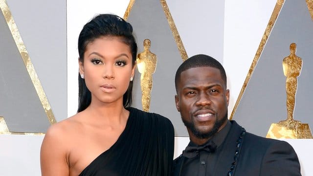 Die Fürsorge von Eniko Parrish and Kevin Hart gilt ganz dem Baby.