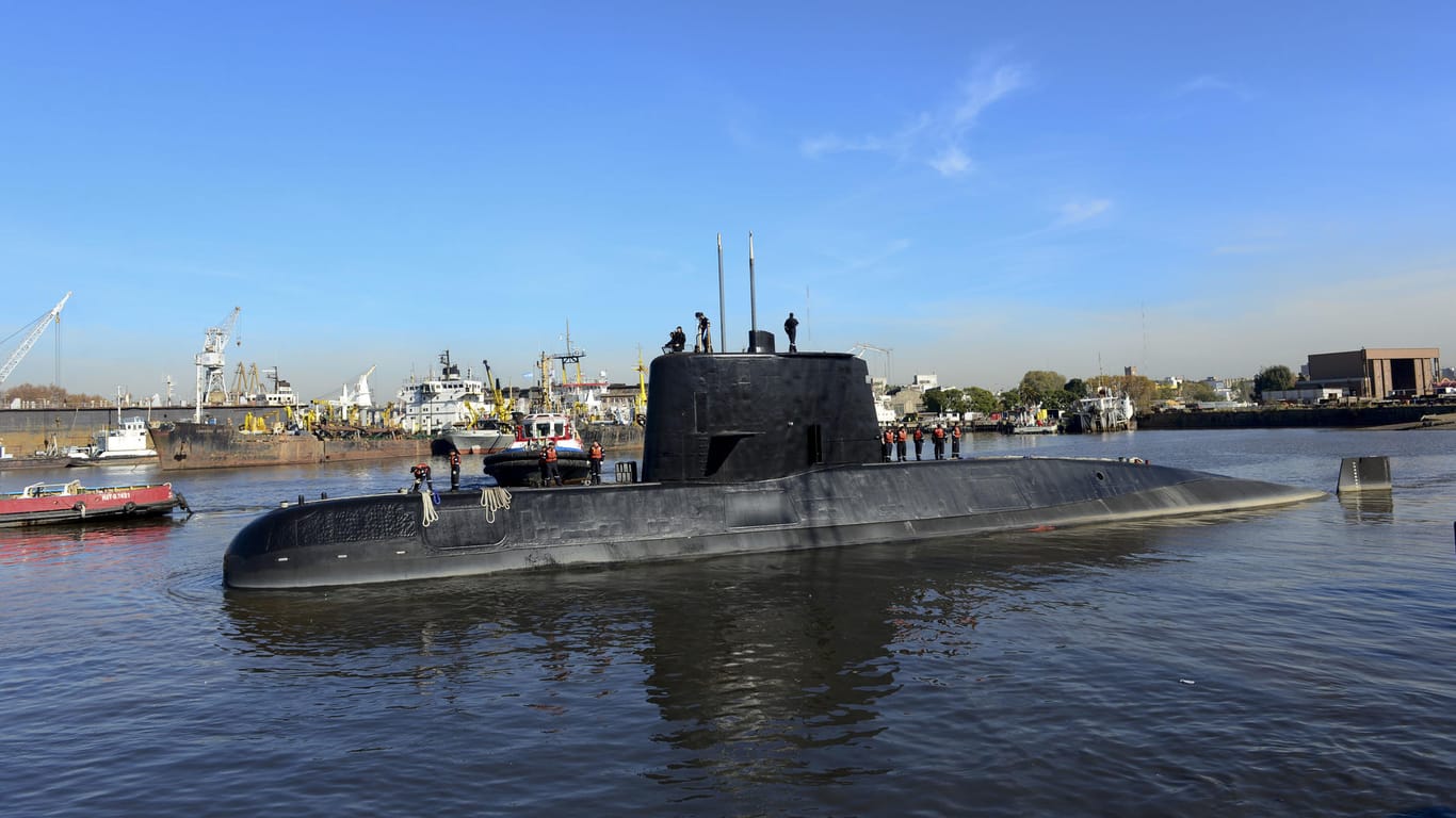 Die "ARA San Juan" im Hafen von Buenos Aires: Von dem U-Boot fehlt jede Spur.