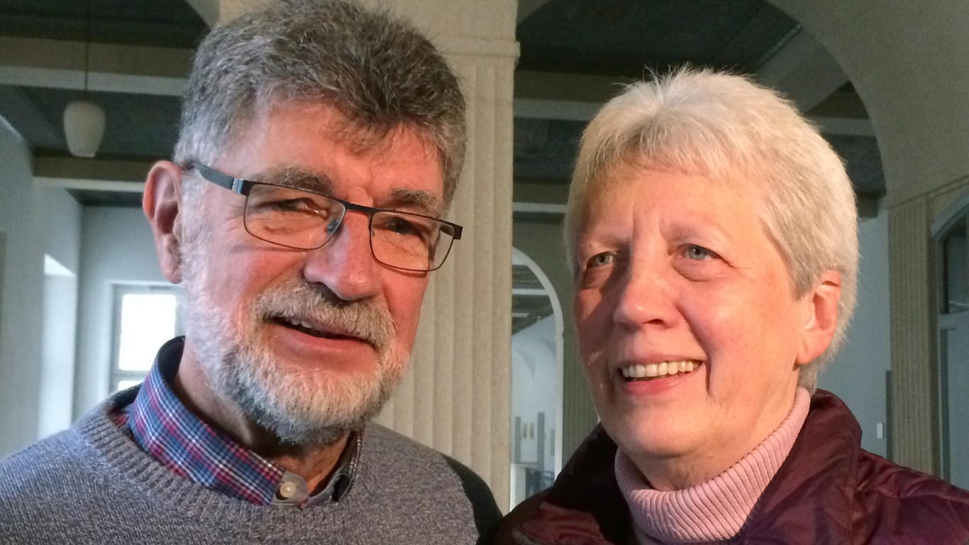 Norbert Kuß und seine Frau Rita sind über das Ende des Prozesses erleichtert.