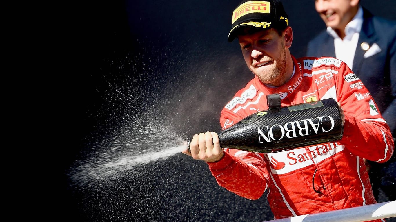 Sebastian Vettel, hier in Sao Paulo/Interlagos, bei einem von bisher fünf Saisonsiegen.