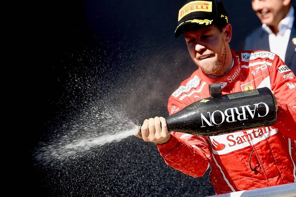 Sebastian Vettel, hier in Sao Paulo/Interlagos, bei einem von bisher fünf Saisonsiegen.