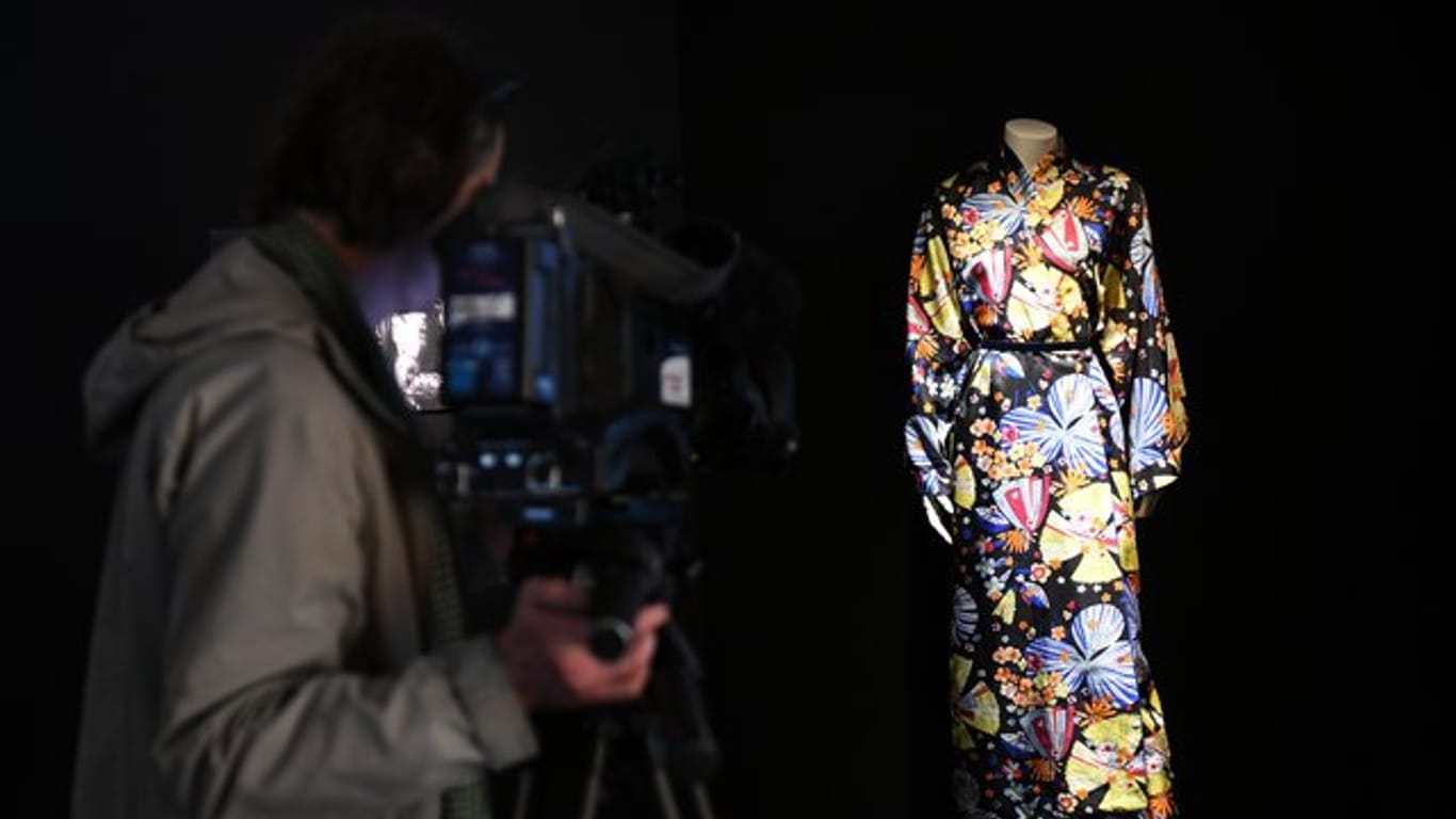 Ein Highlight der Ufa-Ausstellung: Marlene Dietrichs Kimono.