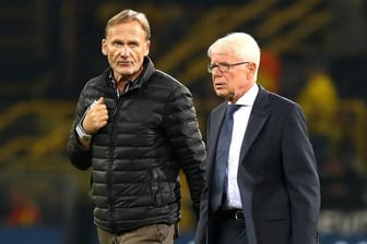 Starkes BVB-Duo: Geschäftsführer Hans-Joachim Watzke (l.) und Präsident Dr. Reinhard Rauball wollen gemeinsam aus der sportlichen Krise.