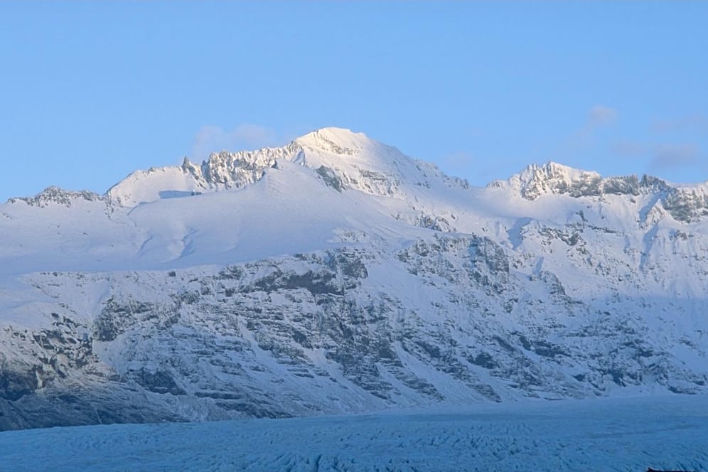 Der Gipfel des Öræfajökull auf Island.