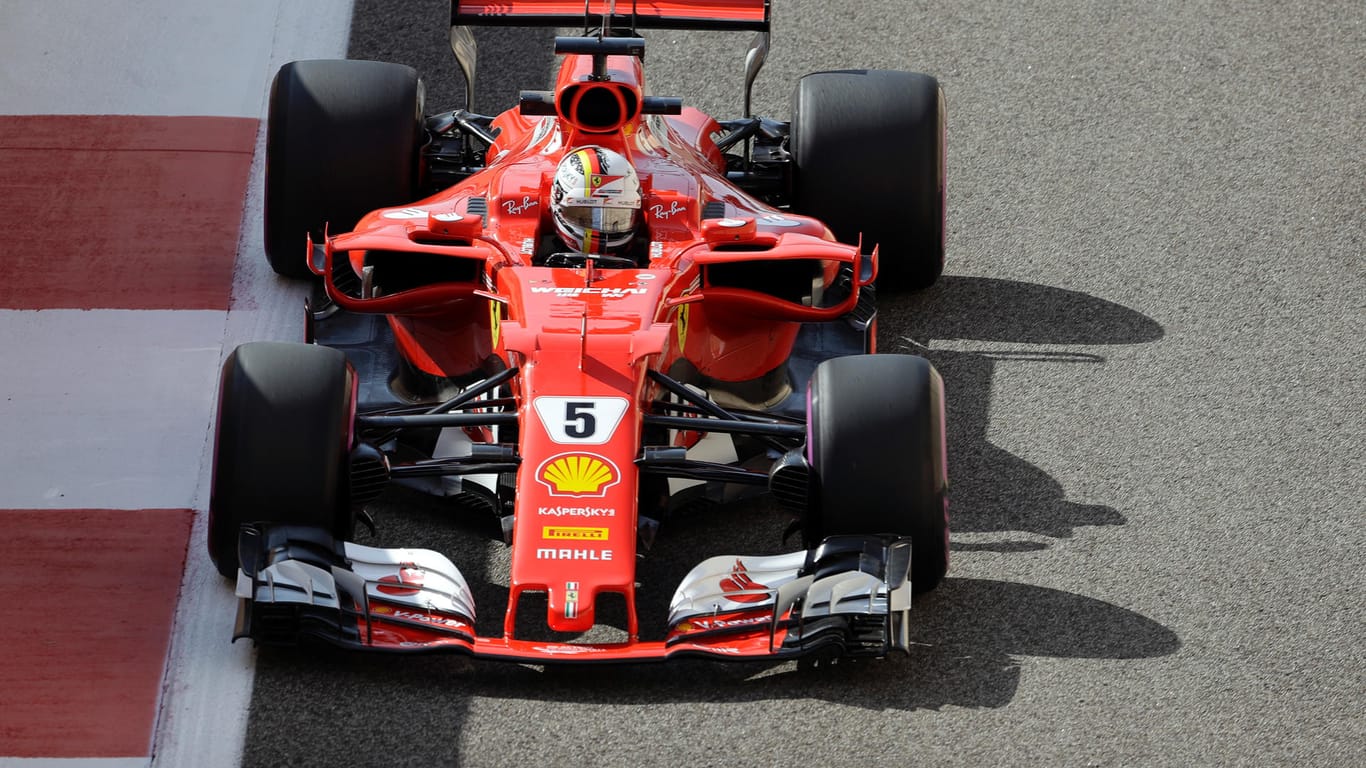 Der Grand Prix von Abu Dhabi ist das Saisonfinale. Hier: Sebastian Vettel.