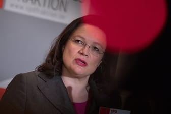 SPD-Fraktionschef Andrea Nahles.