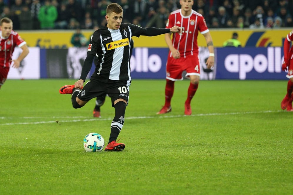 Thorgan Hazard traf per Elfmeter zum 1:0 für Mönchengladbach.