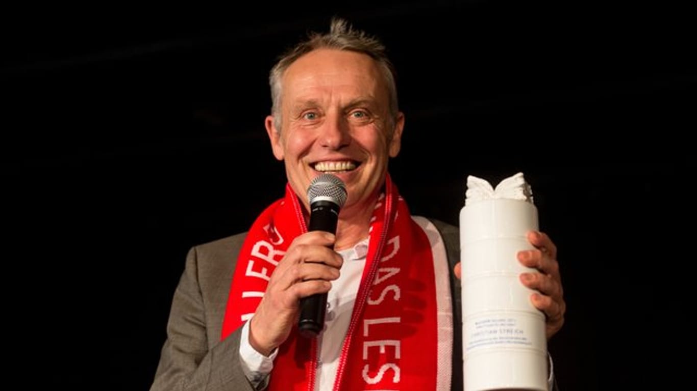 Trainer Christian Streich vom SC Freiburg ist "Bücherfreund" des Jahres 2017.