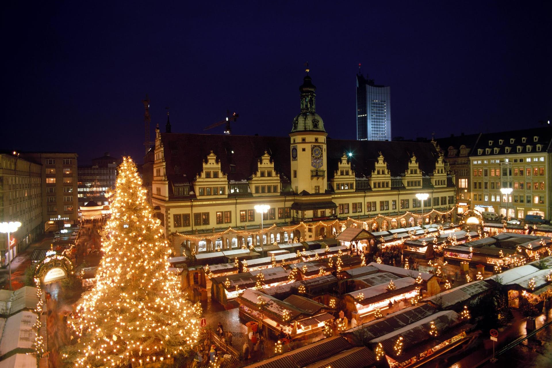 Weihnachtsmarkt Leipzig: Er ist einer der größten Weihanchtsmärkte Deutschlands.