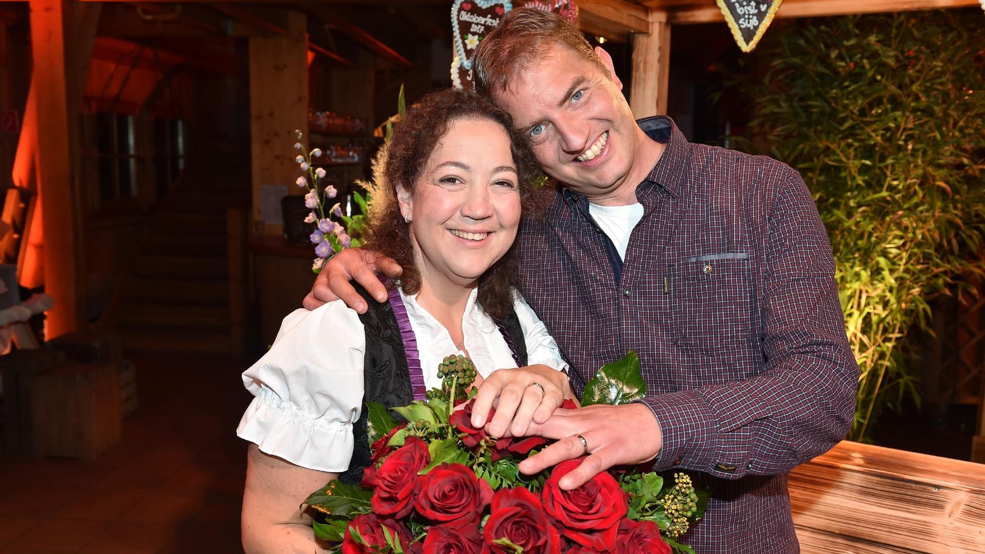 Nadine und Benny sind richtig happy miteinander.