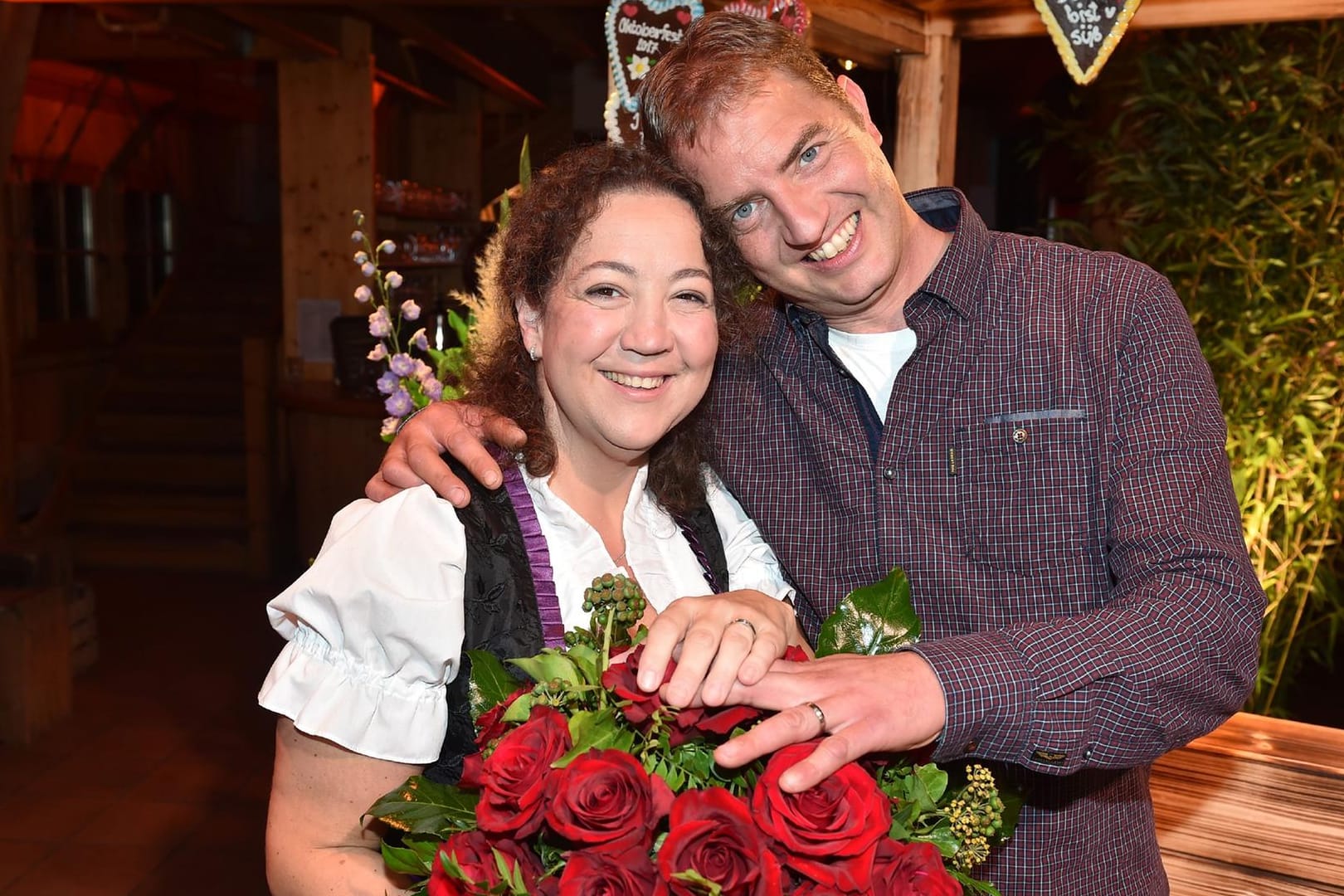 Nadine und Benny sind richtig happy miteinander.