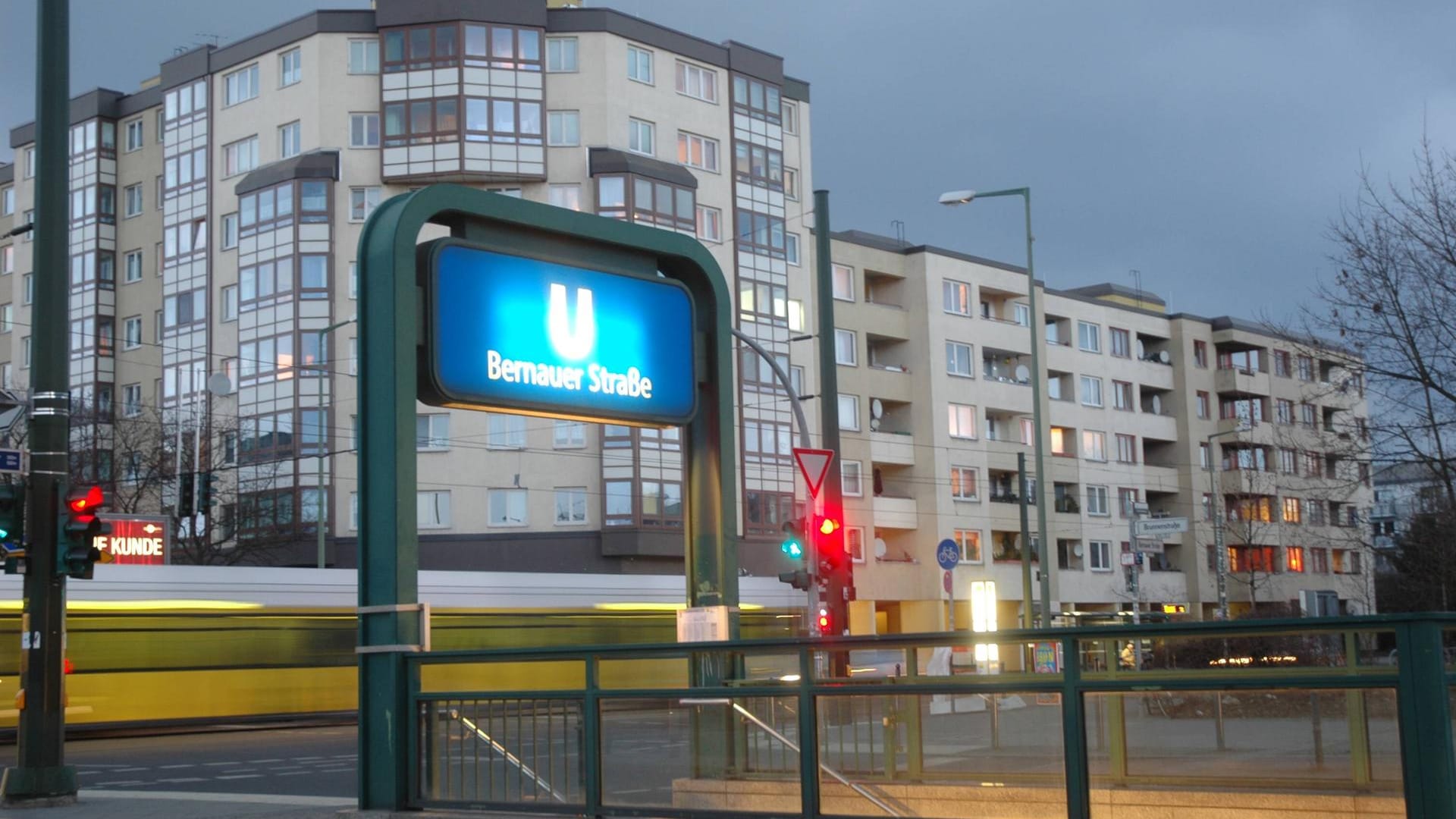 U-Bahn Station Bernauer Straße in Berlin