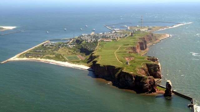 Die Hochseeinsel Helgoland heute.