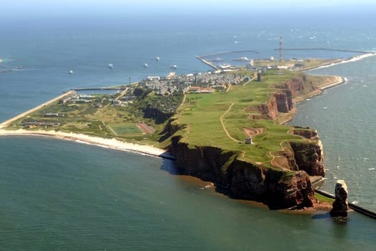 Die Hochseeinsel Helgoland heute.