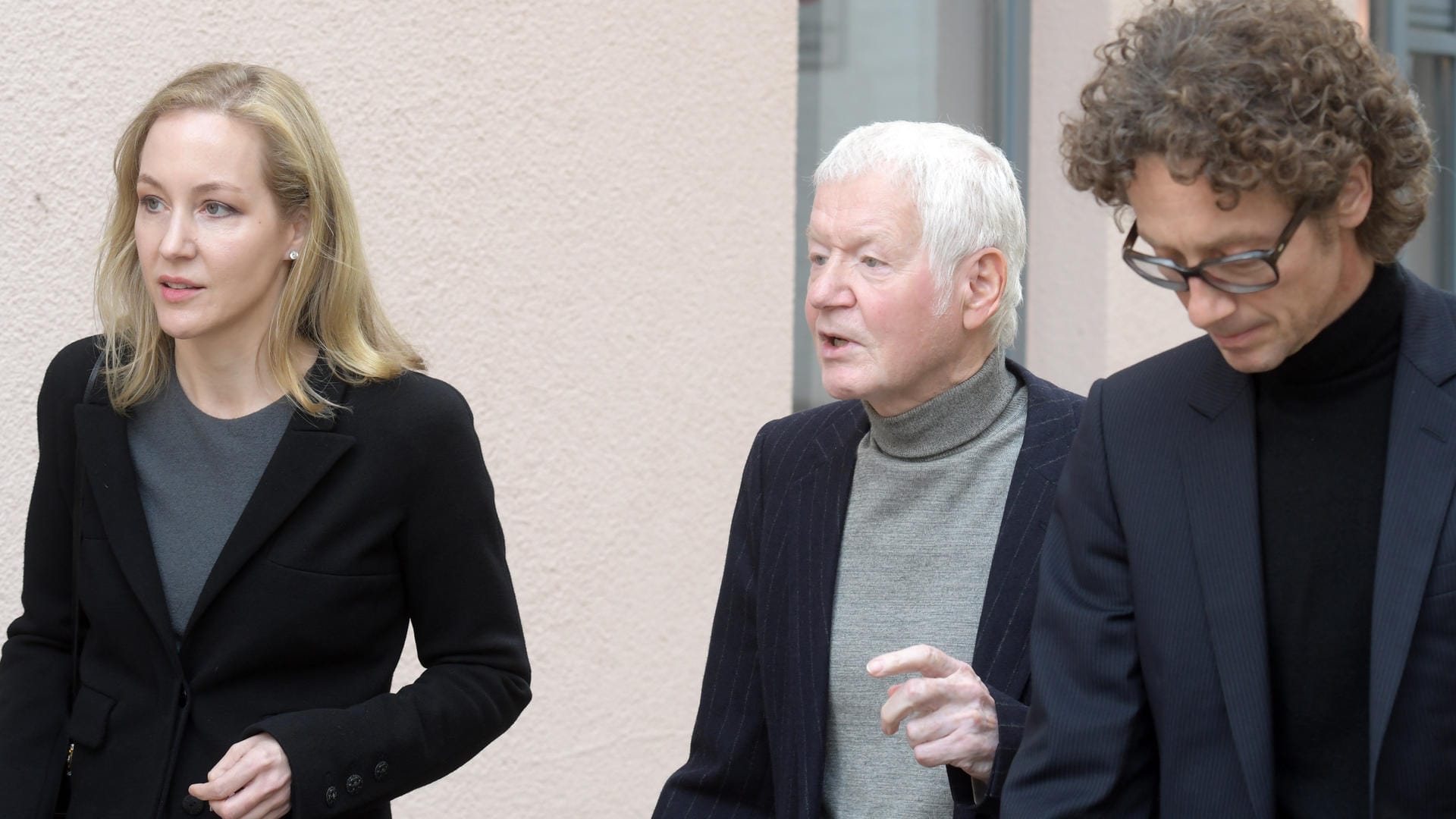 Anton Schlecker (M) mit seinen Kindern Meike und Lars Anton Schlecker (M) mit seinen Kindern Meike und Lars