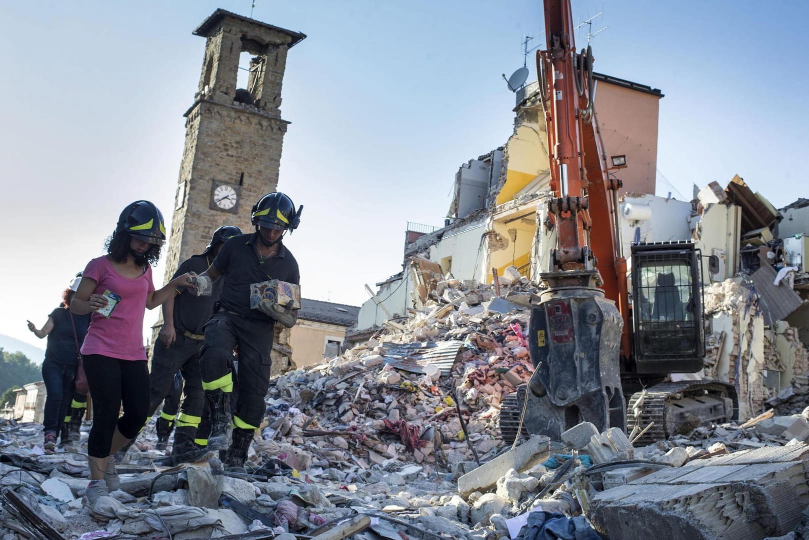 Im August 2016 hatte ein Erdbeben das italienische Amatrice erschüttert.