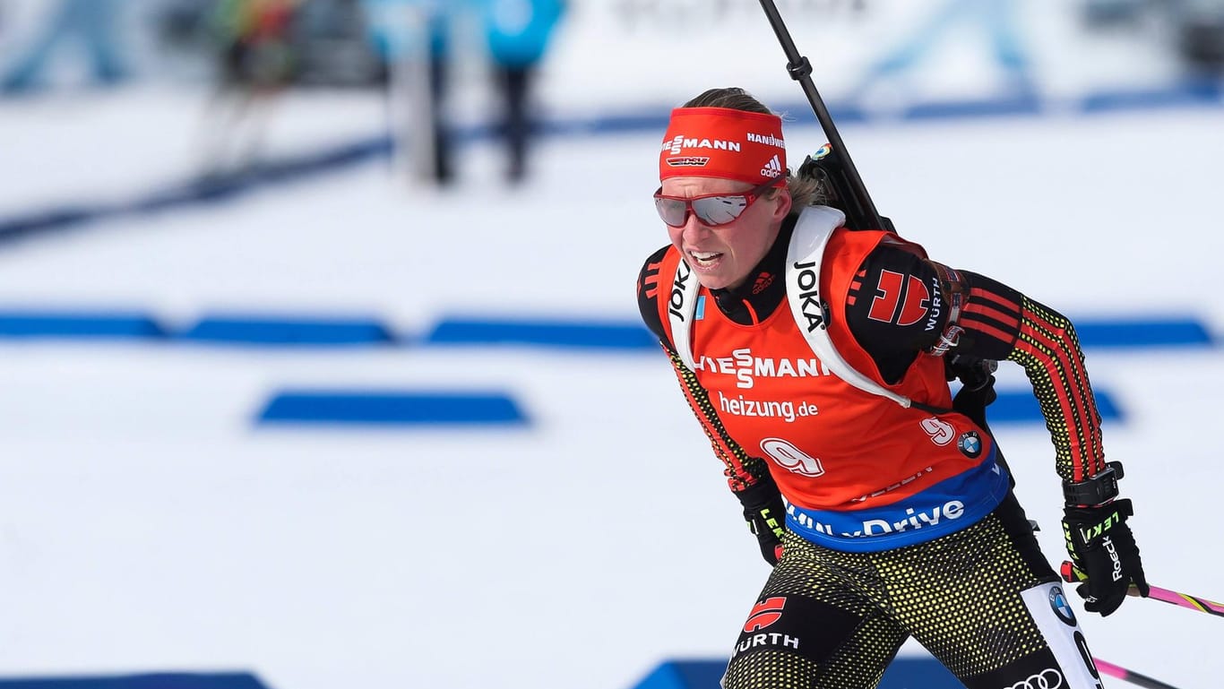 Franziska Hildebrand war beim ersten Einzelrennen der Saison in Östersund weit entfernt von einem Podestplatz.