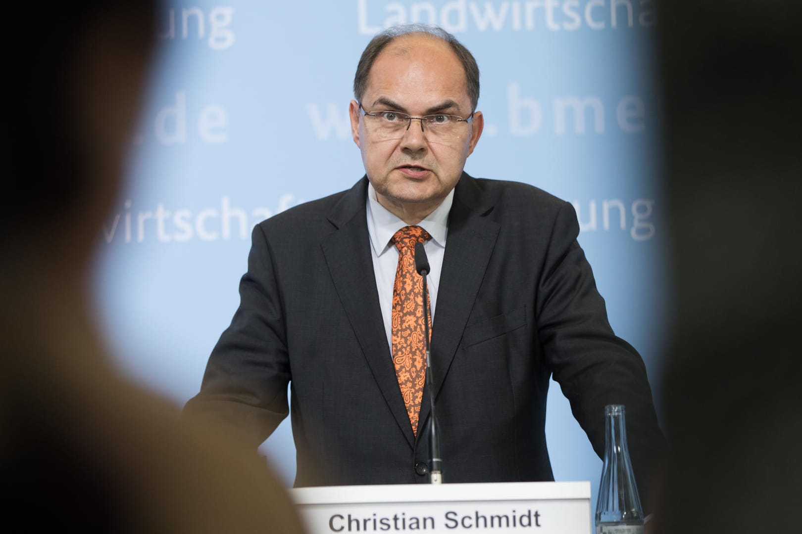 Agrarminister Christian Schmidt: Nach seiner einsamen Glyphosat-Entscheidung werden er und seine Familie bedroht.