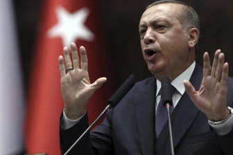 Der türkische Präsident Recep Tayyip Erdogan: Er soll illegalen Geschäften mit Iran zugestimmt haben.