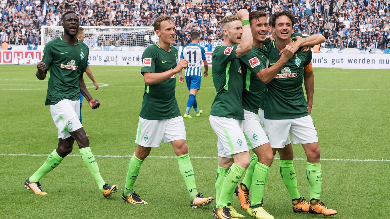 Offensivdrang: Delaney (r.) nach seinem Tor bei Hertha BSC am 3. Spieltag dieser Saison.